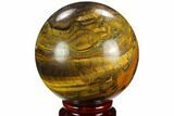 Polished Tiger's Eye Sphere #124617-1